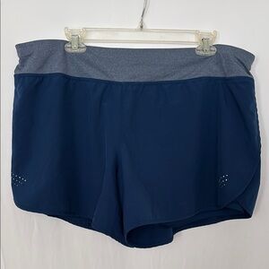 ZeroXposur Blue and Gray Athletic Shorts Performance Fit